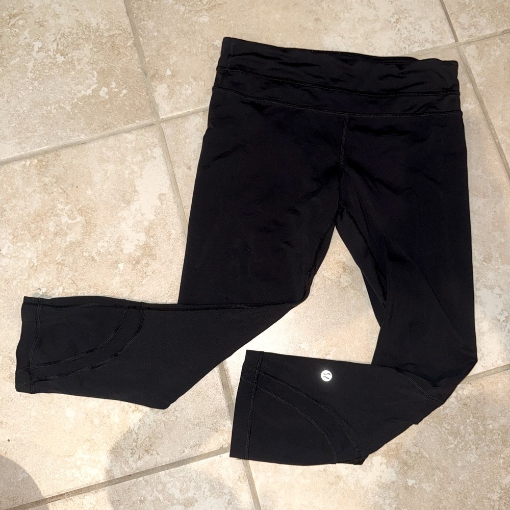 Cropped leggings with pockets